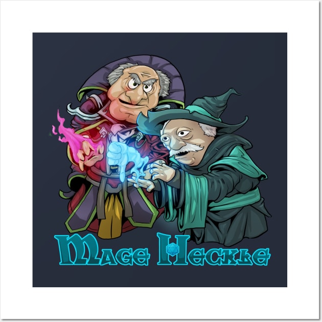 Mage Heckle Wall Art by JohnLattaArt